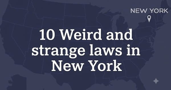 10 Weird and strange laws in New York